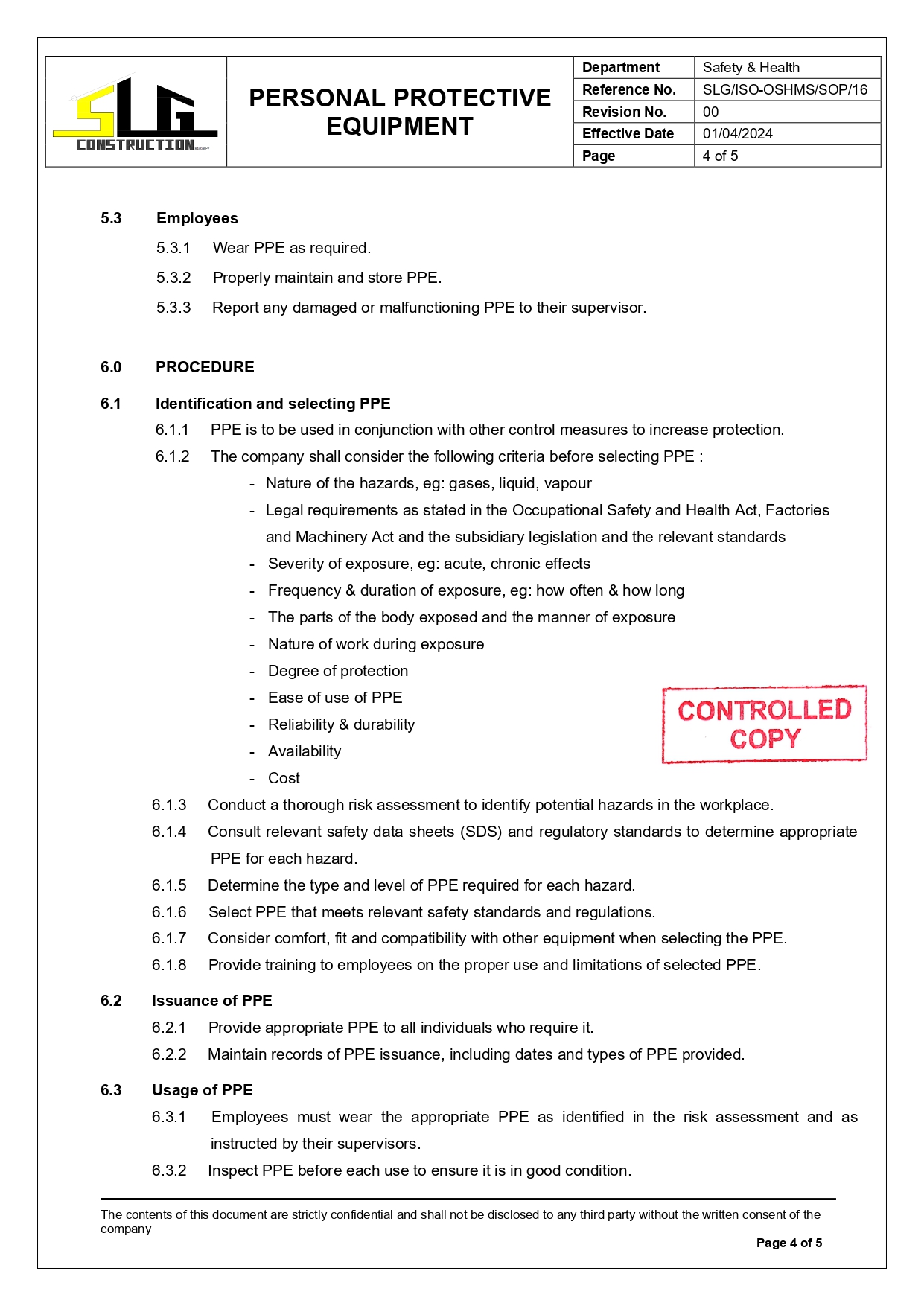 SLG-PRO-SOP Page 4